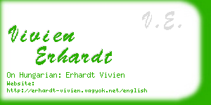 vivien erhardt business card